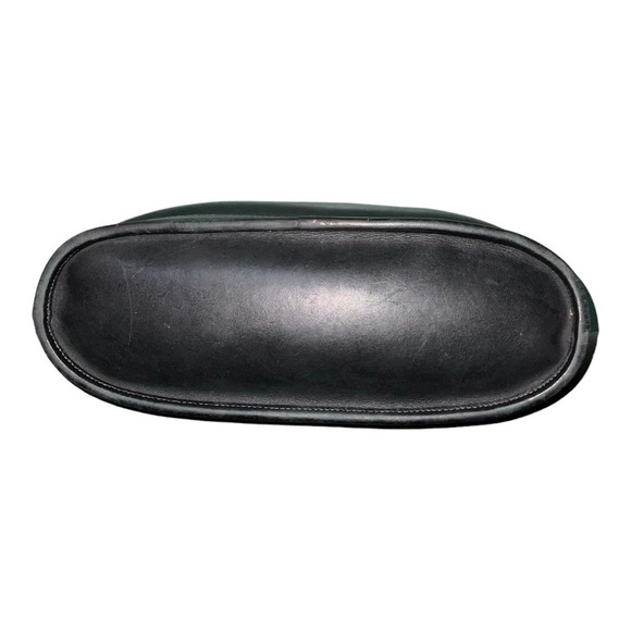 COACH VINTAGE BLACK LEATHER BLEECKER BUCKET BAG 9302 Made in United States - Picture 4 of 16